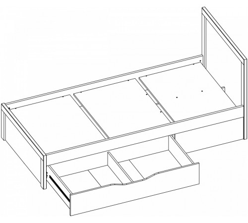 Односпальная кровать Бьёрк 90 Односпальная кровать Бьёрк 90