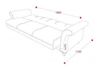 Трехместный диван-кровать Астория (Astoria) Беллона Распродажа