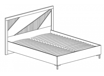 Двуспальная кровать 160х200 Родос 134